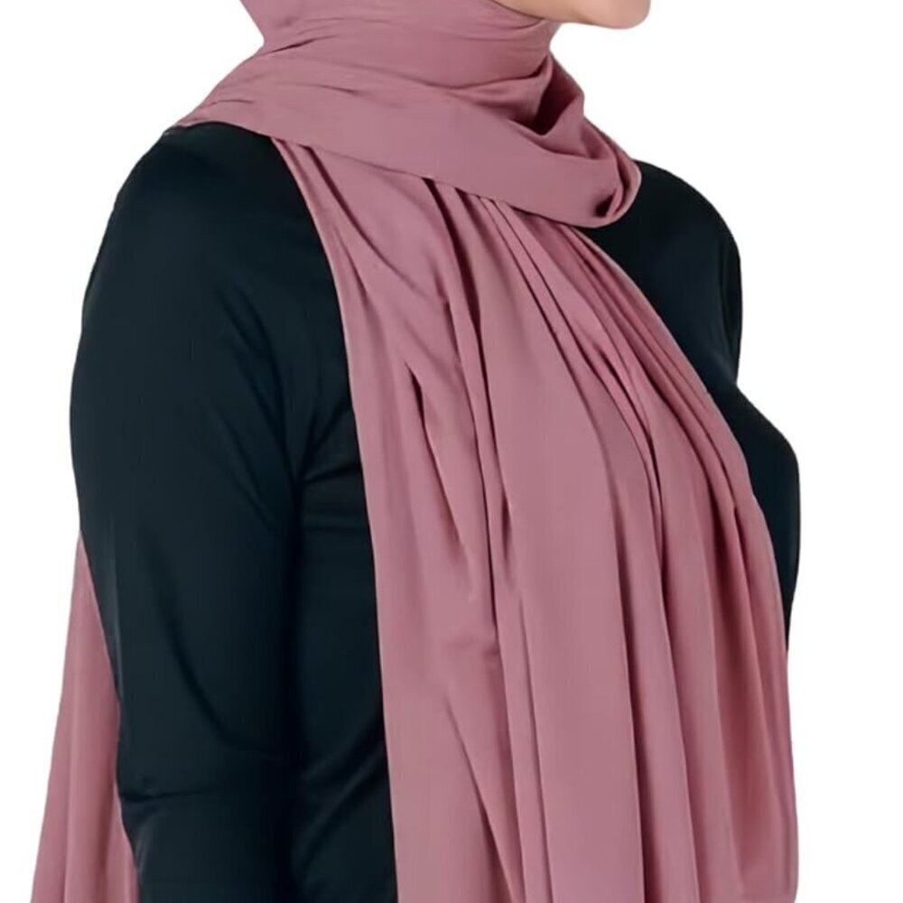 Non-see-through Premium Jersey Maxi Hijab Head Scarf Wrap for Women